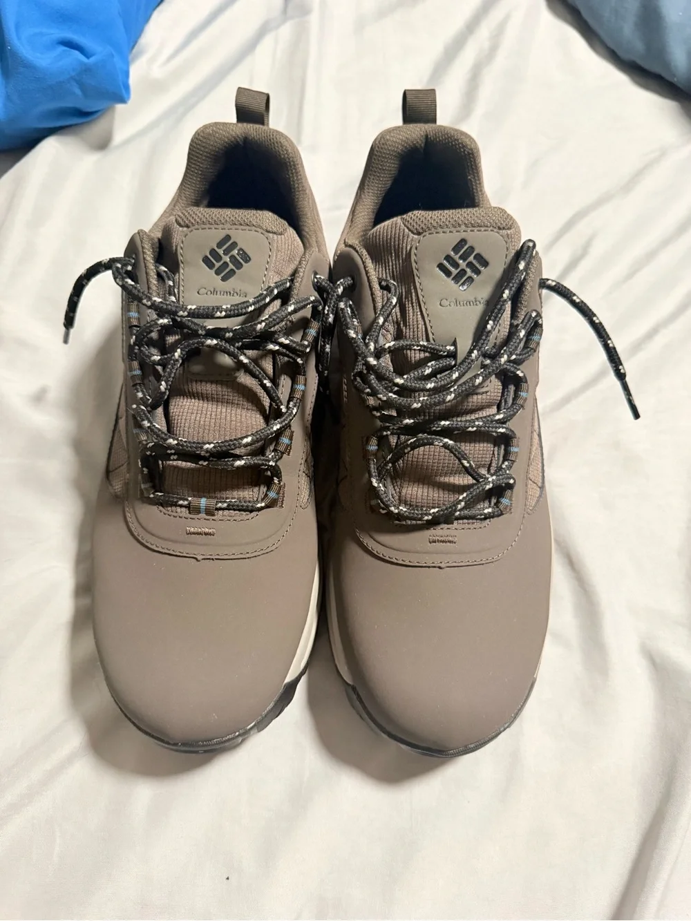Columbia Men's Waterproof Hiking Boots in Taupe and Black